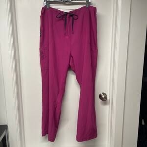 Carhartt Womens Force Cross Flex Utility Boot Cut Cargo Scrub Pant 3XL Petite